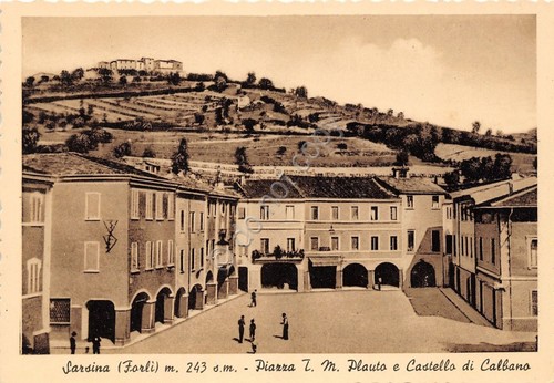 Cartolina sarsina piazza - cartolina,