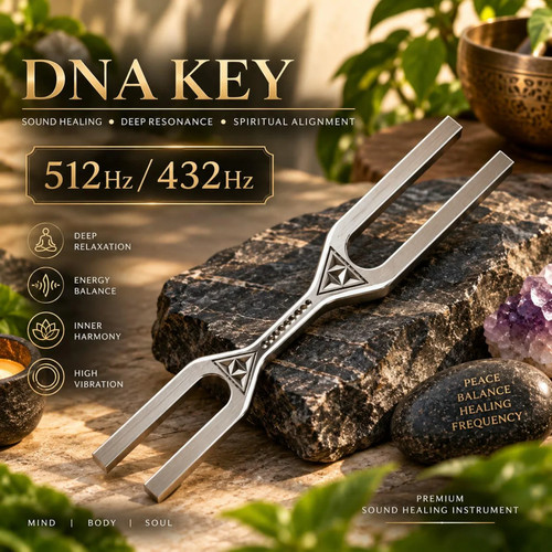 Dna key tuning fork 512 - tuning, hz