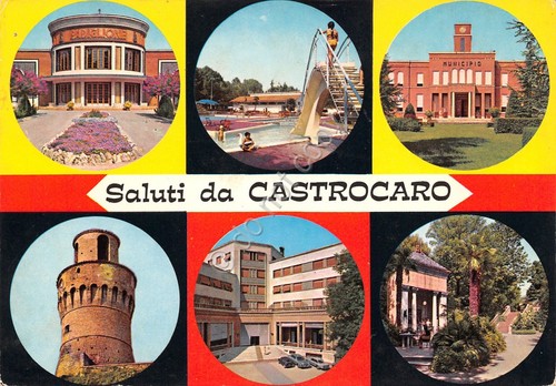 Cartolina castrocaro vedutine - cartolina,