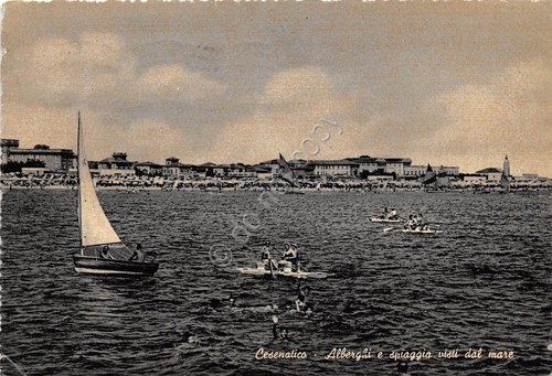 Cartolina cesenatico vista - cesenatico,
