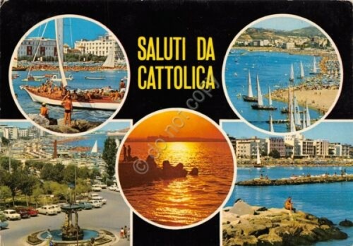 Cartolina cattolica vedute - cartolina,