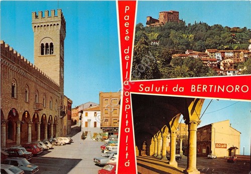 Cartolina bertinoro paese - bertinoro,