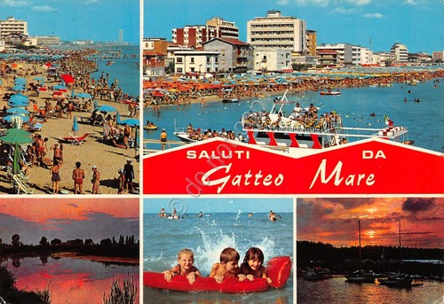 Cartolina gatteo mare - gatteo, vedute
