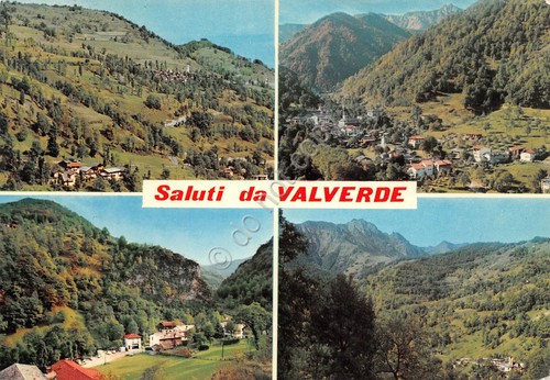 Cartolina valverde vedute 1974 - cartolina,